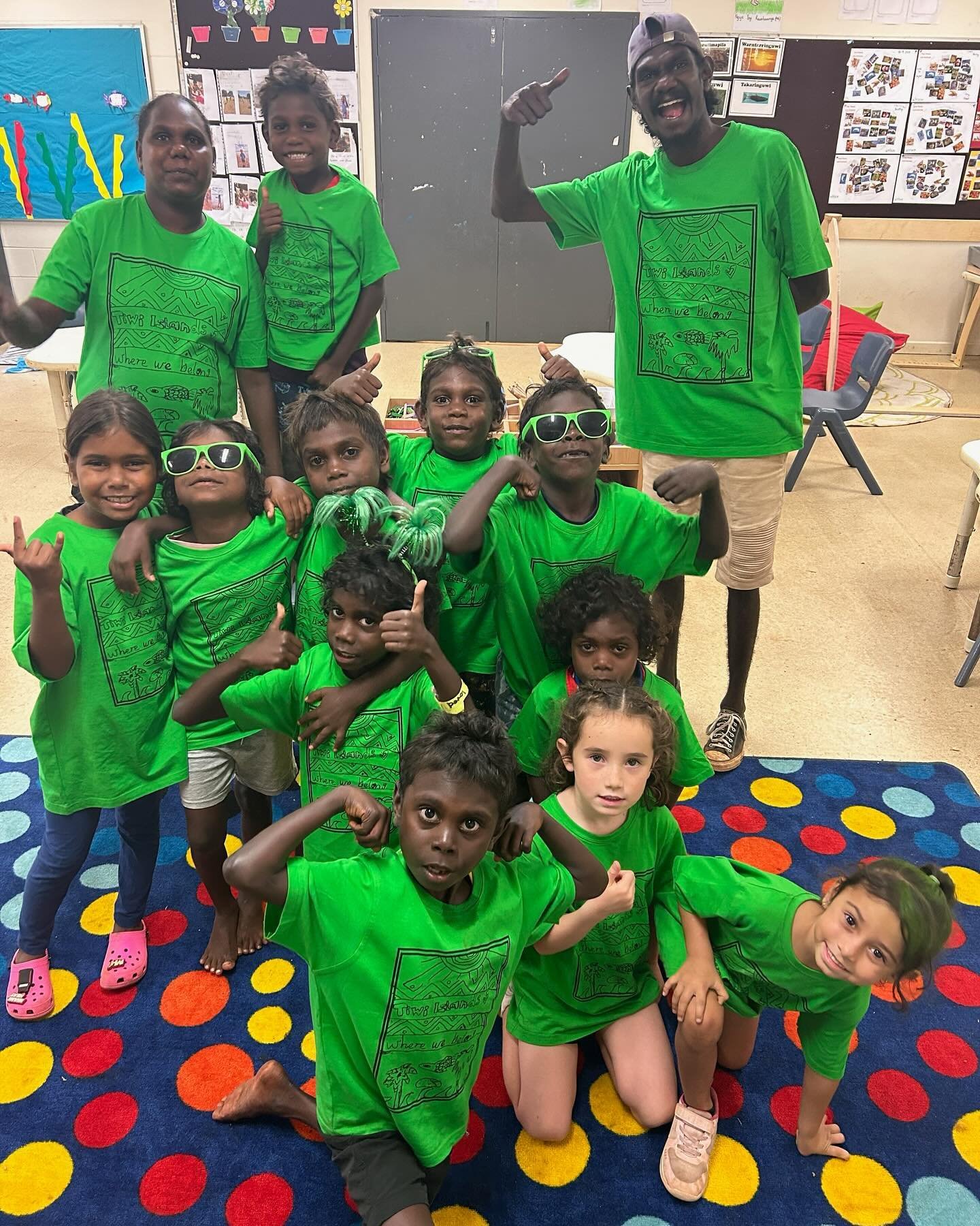 Day 1 term 4 ✅ So amazing to see everyone back at school today!!! Look at the awesome learning happening already! A massive thank you to TITEB for the delicious breakfast and for our fantastic attire! 🍏🌴🐢